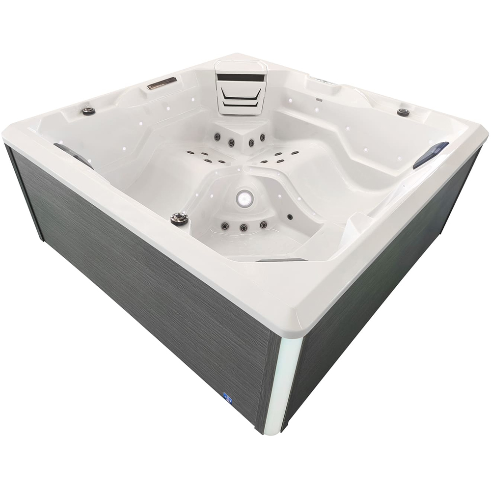 Jacuzzi exterior SANOTECHNIK Rovinj, 210 x 210 x 90 cm, 5 persoane, alb