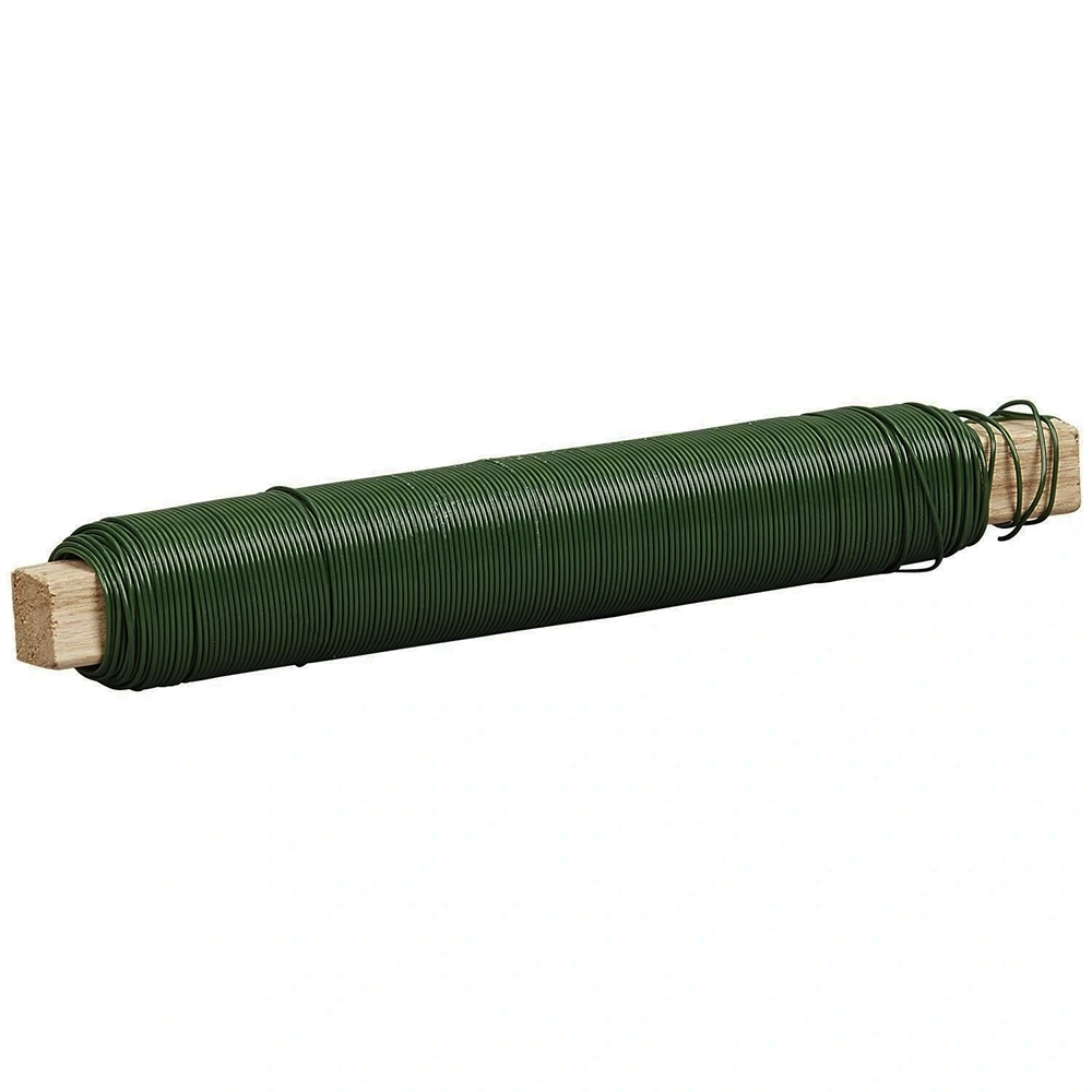 Sarma plasticata pentru gradinarit, 50m, verde