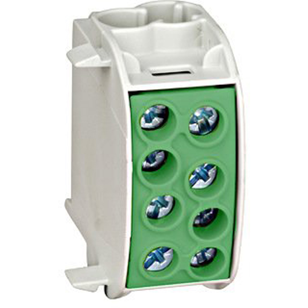 Clema derivatie SCHRACK IK026230, max 35mm2, verde