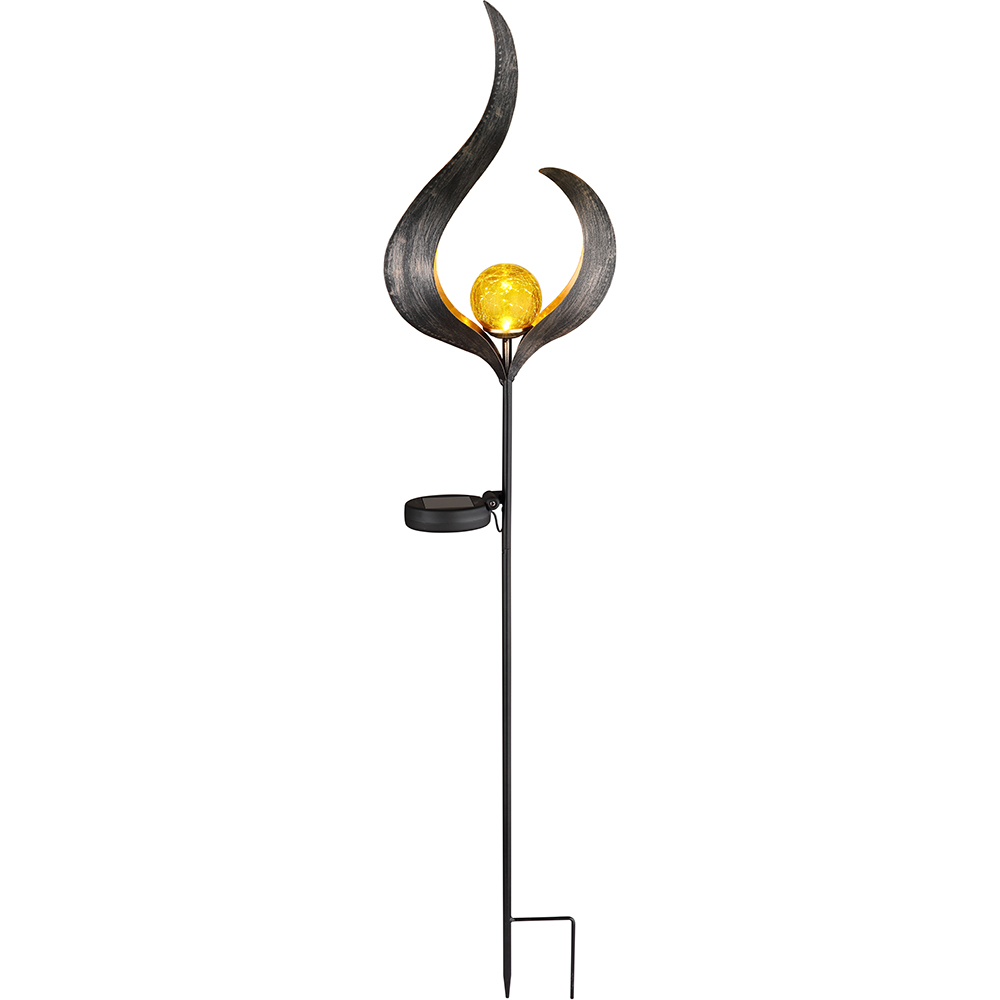 Lampa solara GLOBO bronz, 90cm, 3000K, IP44, metal, bronz