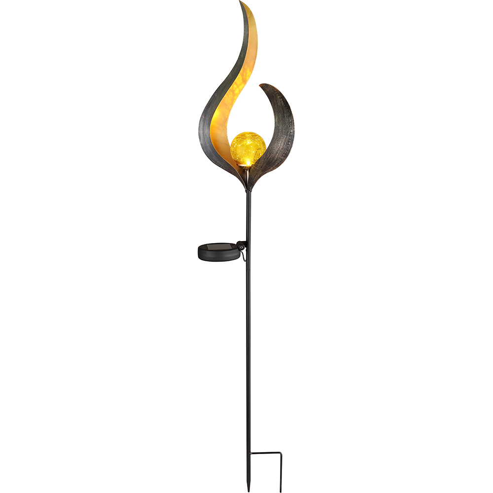 Lampa solara GLOBO bronz, 90cm, 3000K, IP44, metal, bronz