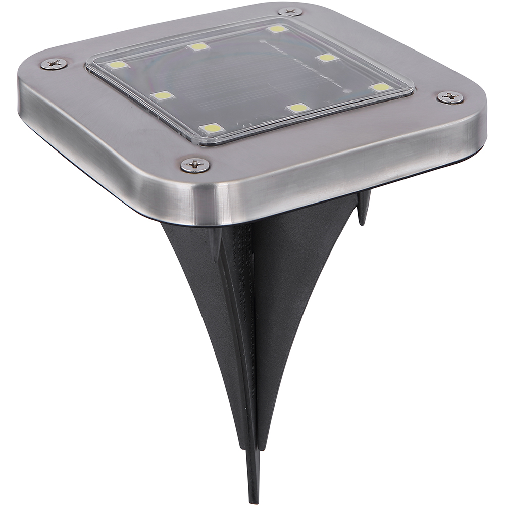 Set 2 spoturi solare GLOBO, IP44, plastic, transparent