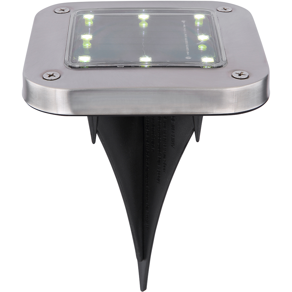Set 2 spoturi solare GLOBO, IP44, plastic, transparent