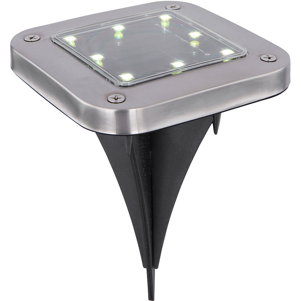 Set 2 spoturi solare GLOBO, IP44, plastic, transparent