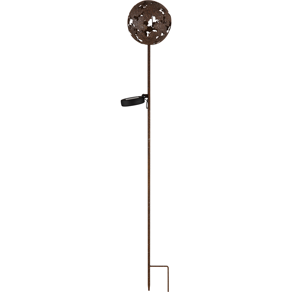 Lampa solara GLOBO Vintage, 3000K, IP44, metal, bronz