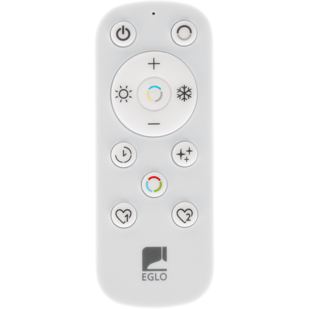 Plafoniera Led EGLO Macchioni, 20W, 2360lm, lumina variabila, IP20, alb