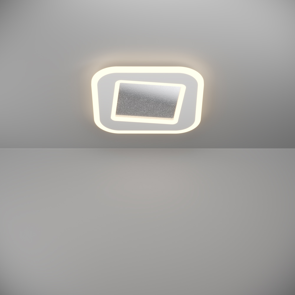 Plafoniera Led EGLO Macchioni, 20W, 2360lm, lumina variabila, IP20, alb