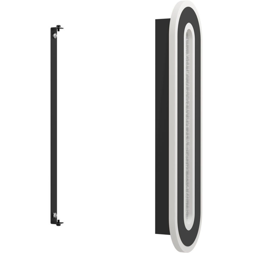 Aplica Led EGLO Macchioni, 12W, 1560lm, lumina neutra, IP20, negru-alb