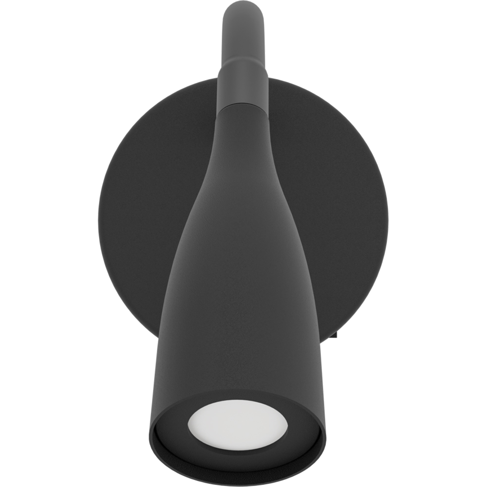 Aplica Led EGLO Olivandino Flex, 3.8W, 320lm, lumina calda, IP20, negru