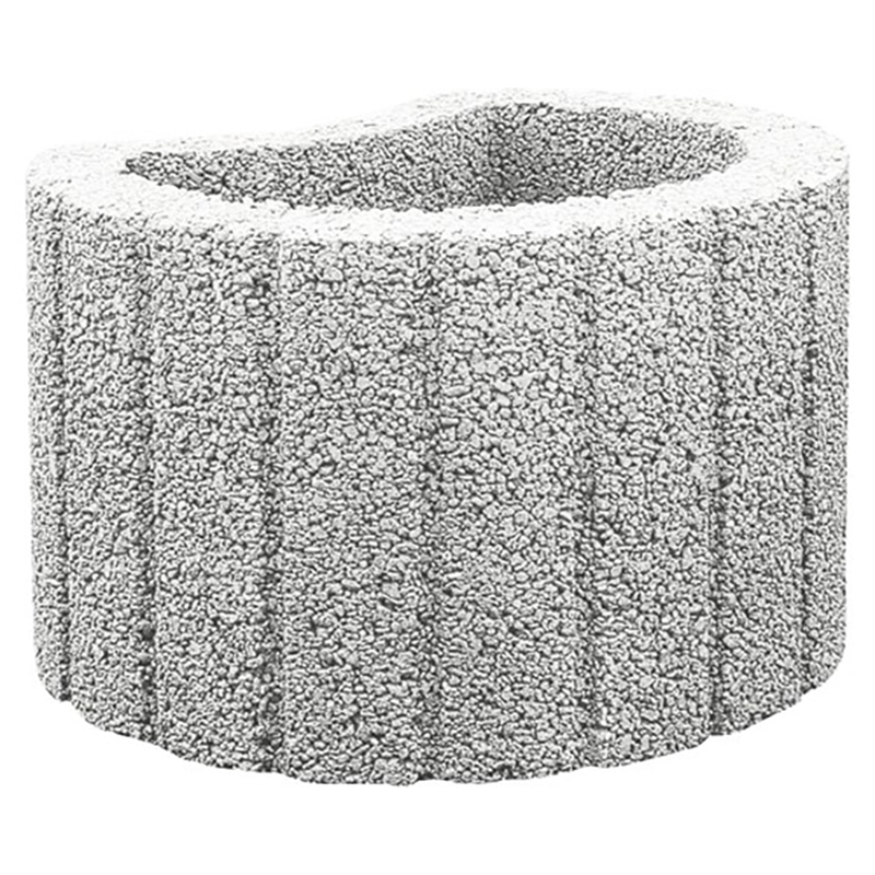 Jardiniera gradina Semmelrock, beton, 30 x 20 cm, gri
