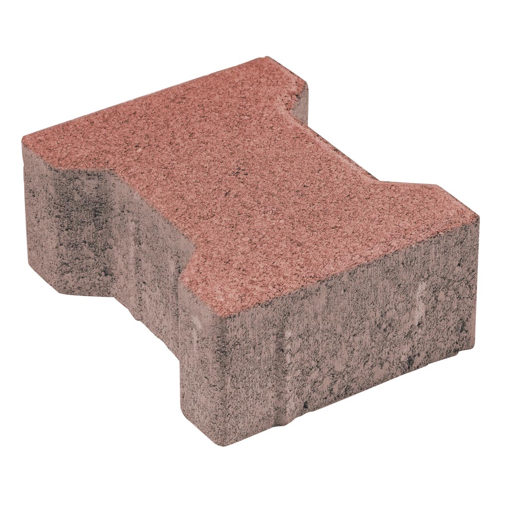 Pavaj autoblocant Semmelrock, 20 x 16.5 x 6 cm, beton, rosu, 35 buc/mp