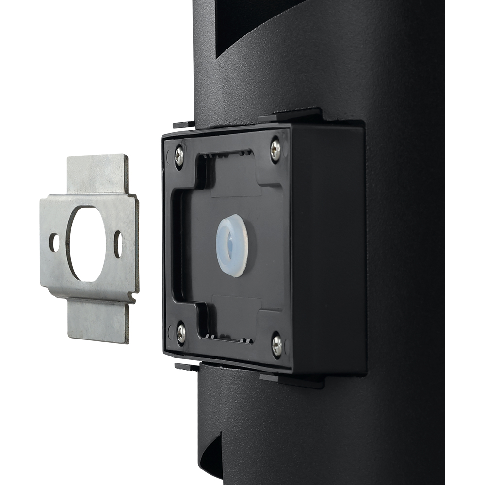 Aplica exterior EGLO Montarello, LED, CCT, 2x4W, 1020lm, IP44, negru