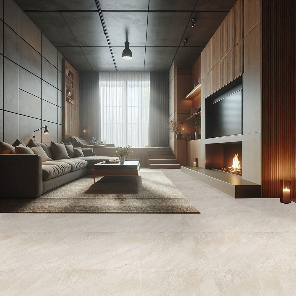 Gresie interior/exterior Dolomite Light Ivory, 60 x 60 cm, 8 mm, 1.84 m2/cutie