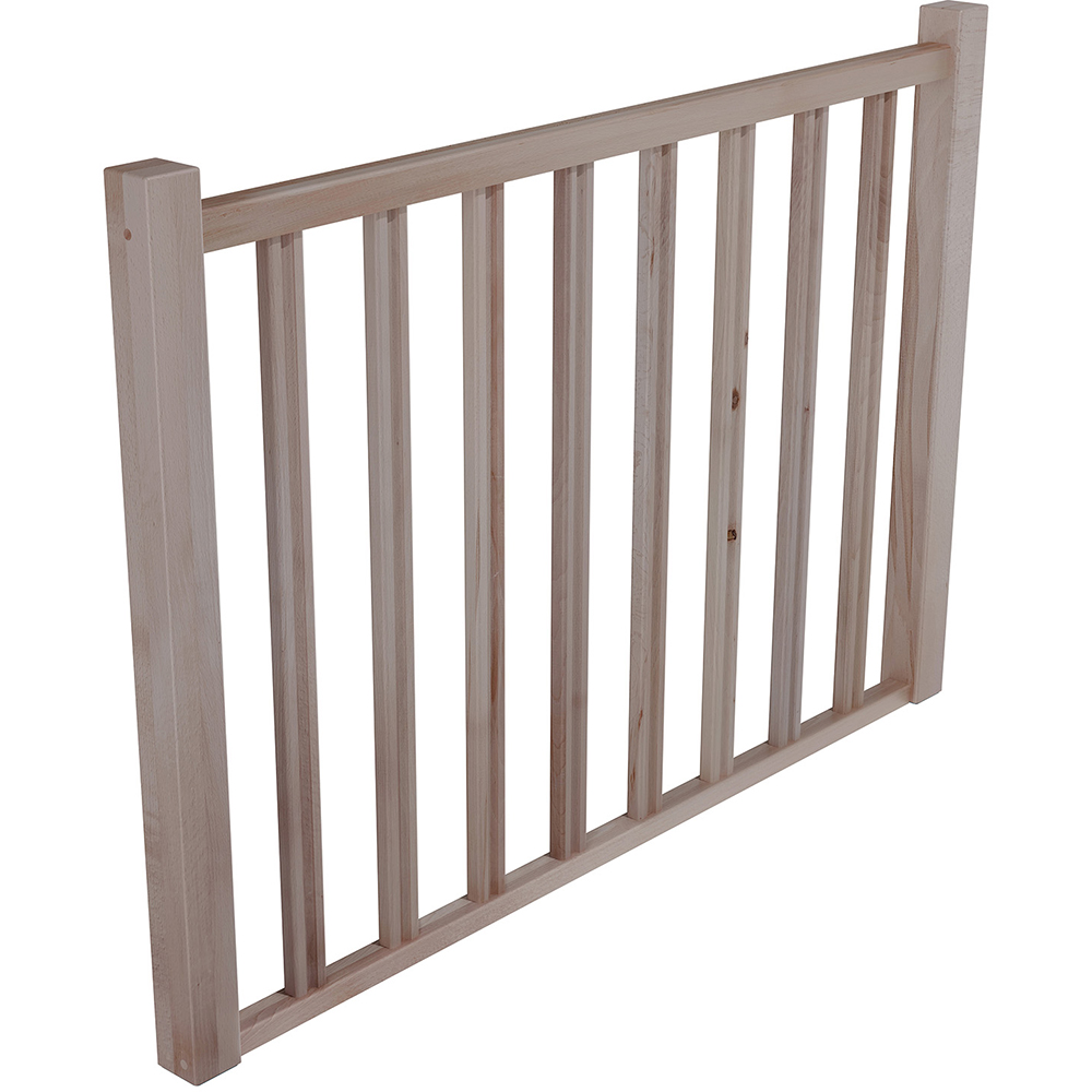 Balustrada etaj Sogem Country din fag, 150 cm, natur
