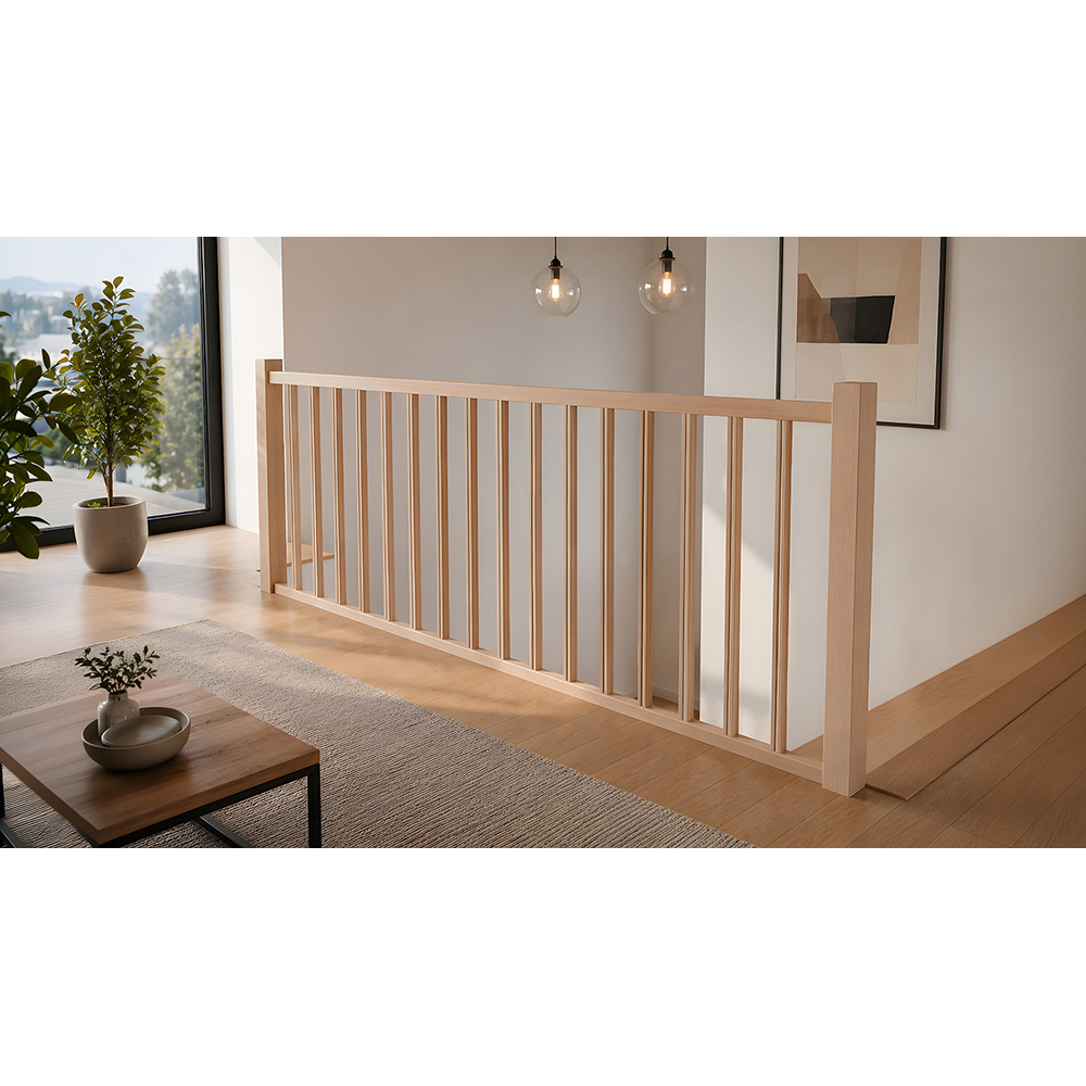 Balustrada etaj Sogem Country din fag, 150 cm, natur