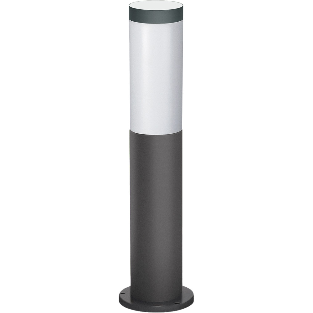 Lampa piedestal pentru alee Philips Utrecht, E27, 20W, IP44, aluminiu, gri Antracit