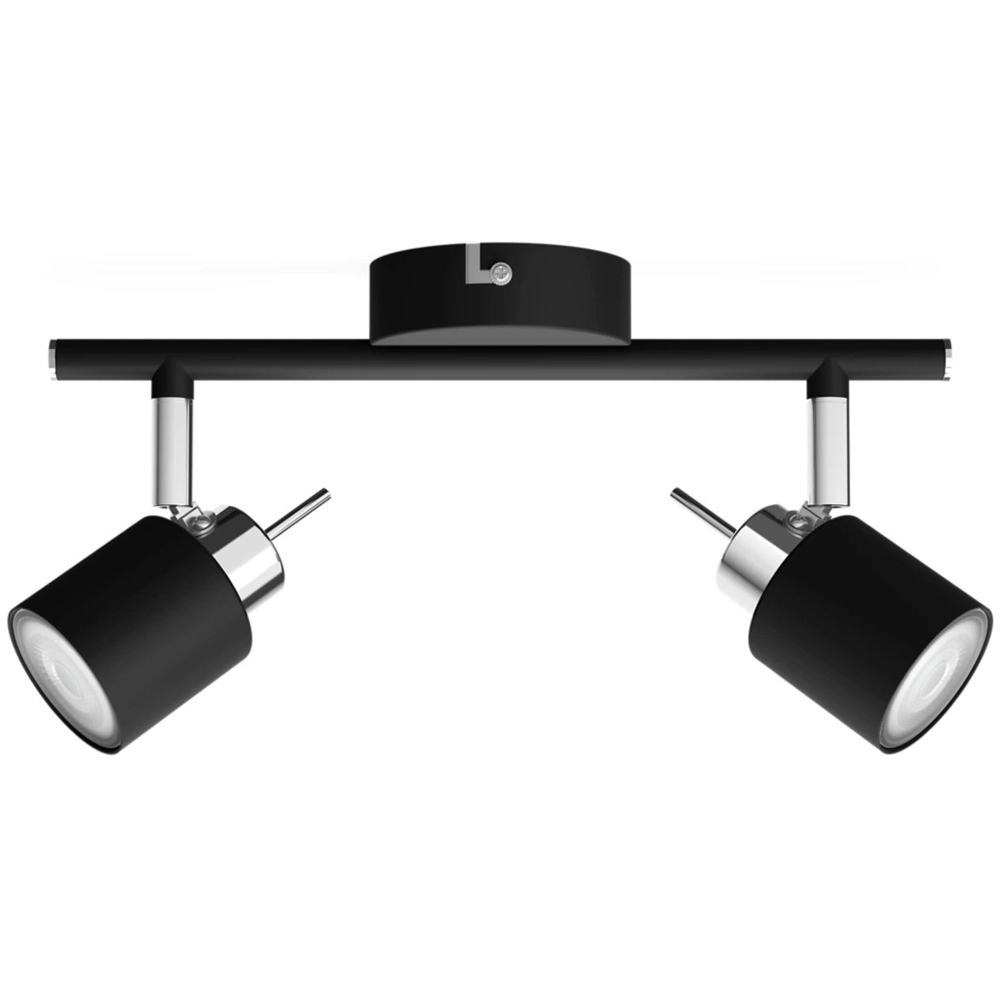 Plafoniera spot PHILIPS Meranti 8719514465398, 2 x 35W , IP20, negru