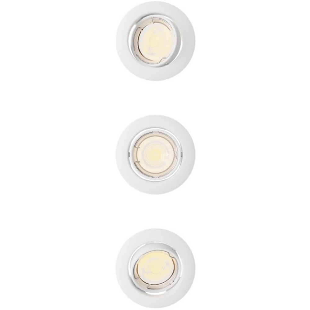 Set spot incastrat PHILIPS Peridot 8721103036971, 7W, IP20, alb, 3 bucati