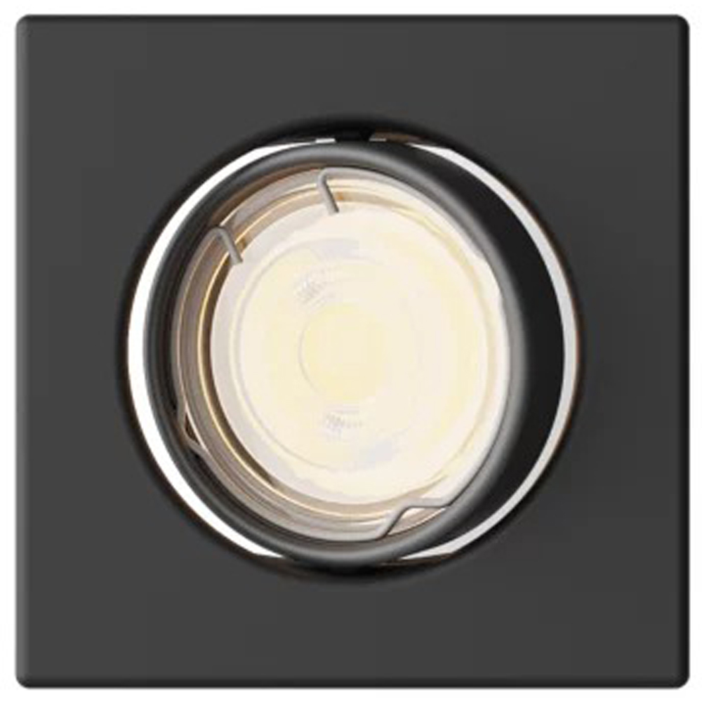 Spot incastrat PHILIPS Peridot 8720169392687, 7W, IP20, negru