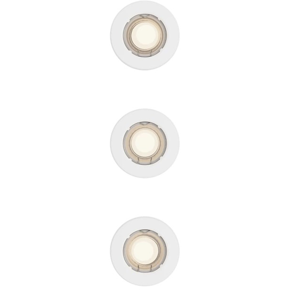 Set spot incastrat PHILIPS Peridot 8721103037077, 7W, IP20, alb, 3 bucati