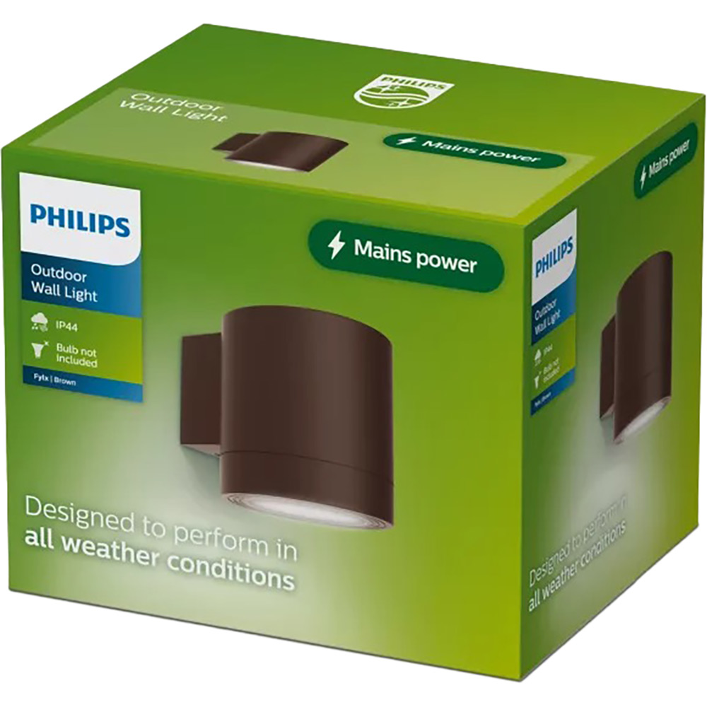 Aplica exterior Philips Fylx, 5W, GU10, IP44, plastic, maro