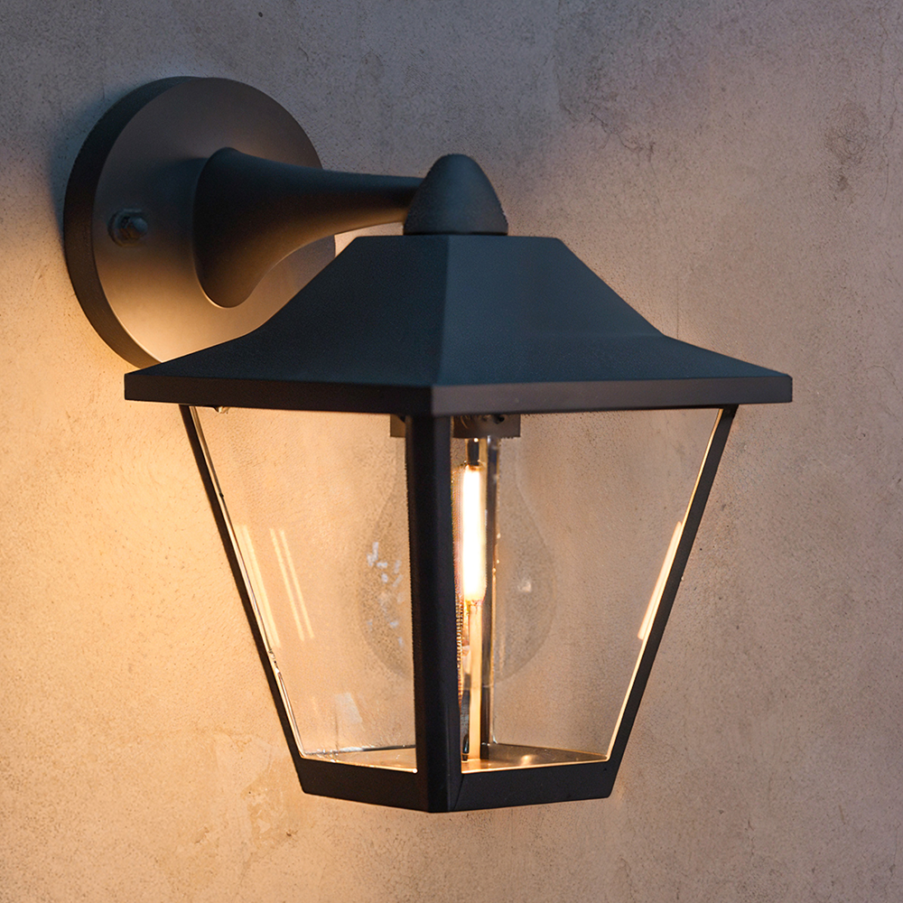 Lampa de exterior Philips Juli, 25W, IP44, plastic, negru