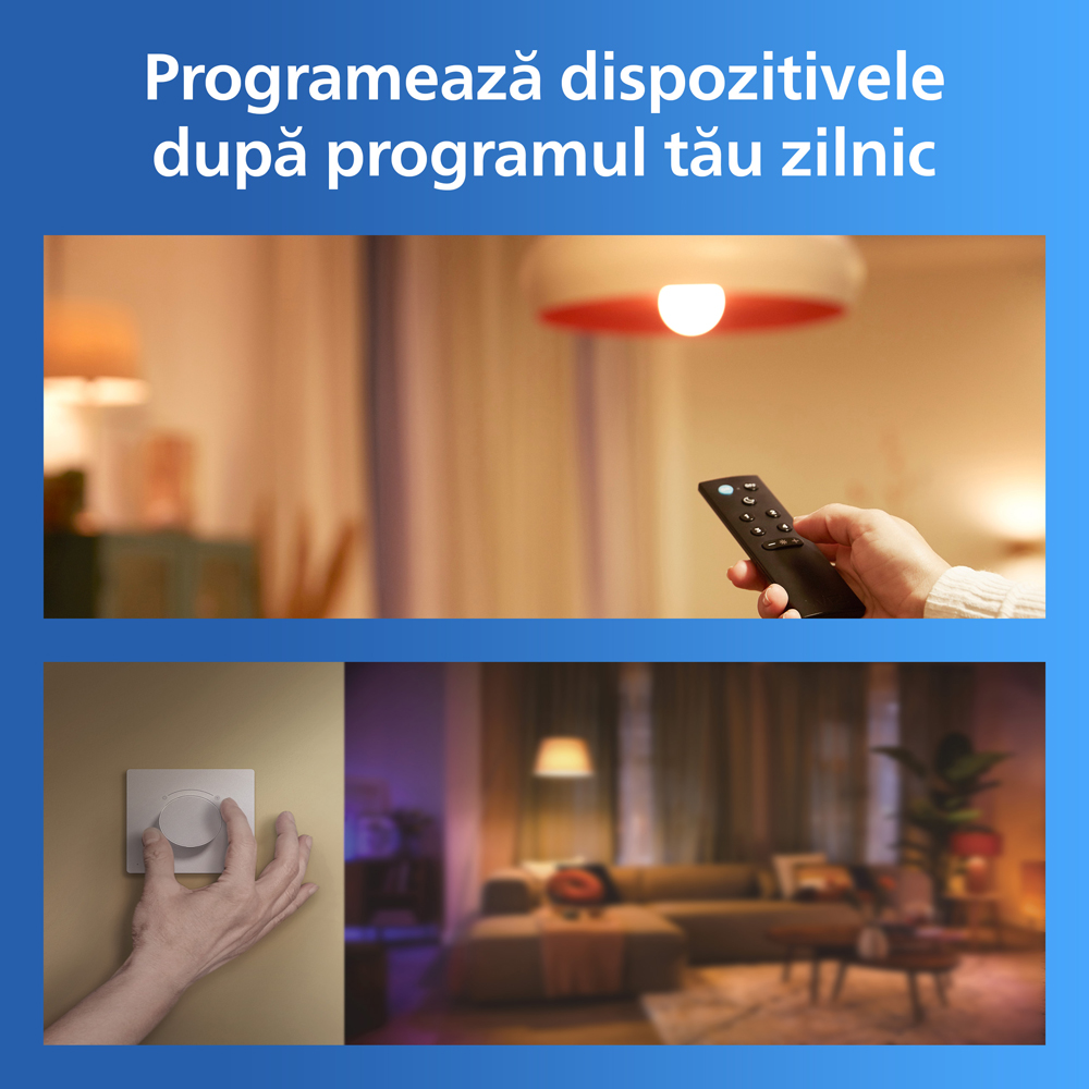 Priza inteligenta PHILIPS 929004751921, Wi-Fi, WiZ, IP20, Power Meter, alb