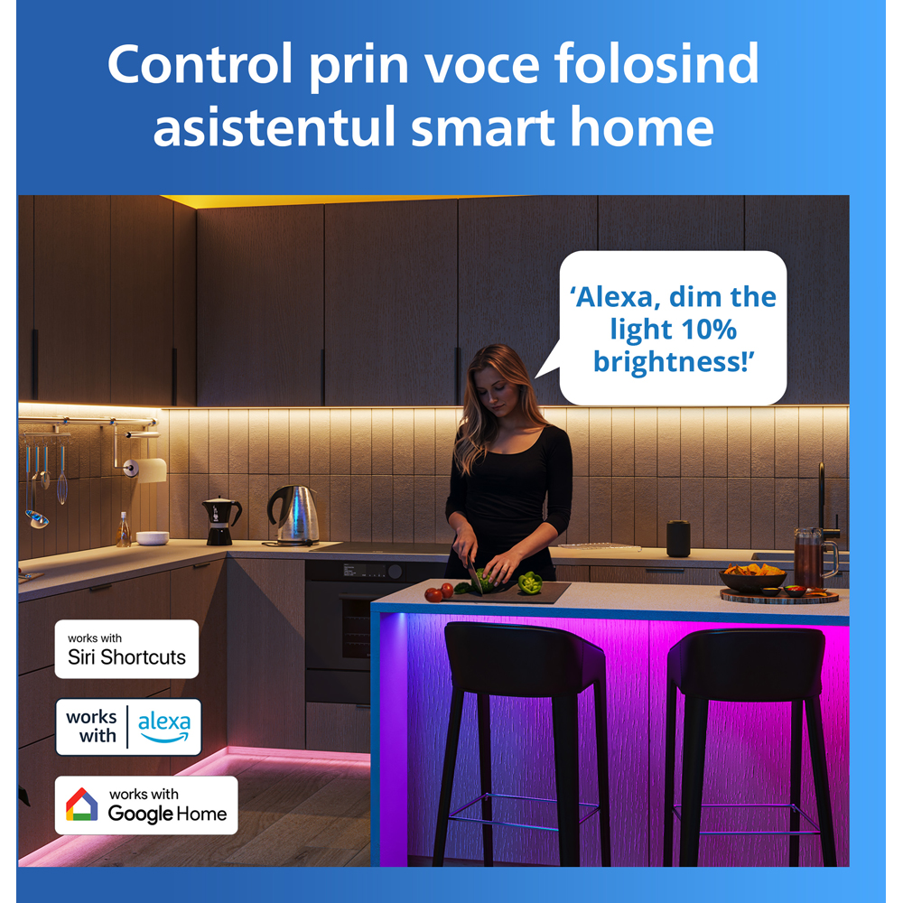 Priza inteligenta PHILIPS 929004751921, Wi-Fi, WiZ, IP20, Power Meter, alb