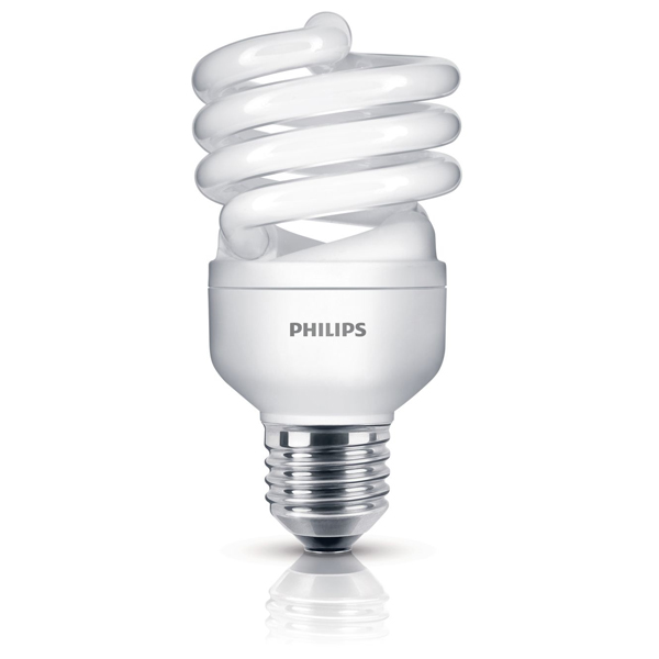 Bec econimc Philips Twister, E27, 20W, 1180 lumeni, 6500K