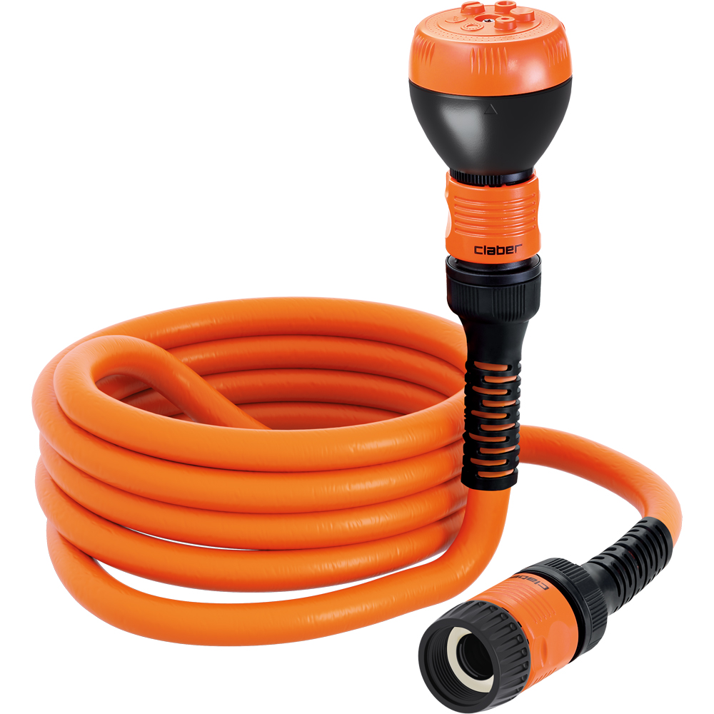Furtun extensibil CLABER Twiddy 9336, 15 m, portocaliu