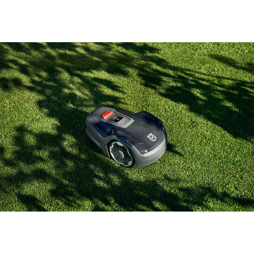 Robot de tuns gazon HUSQVARNA Automower Aspire R4, 400 mp, latime taiere 16 cm, Wi-Fi, Bluetooth, gri