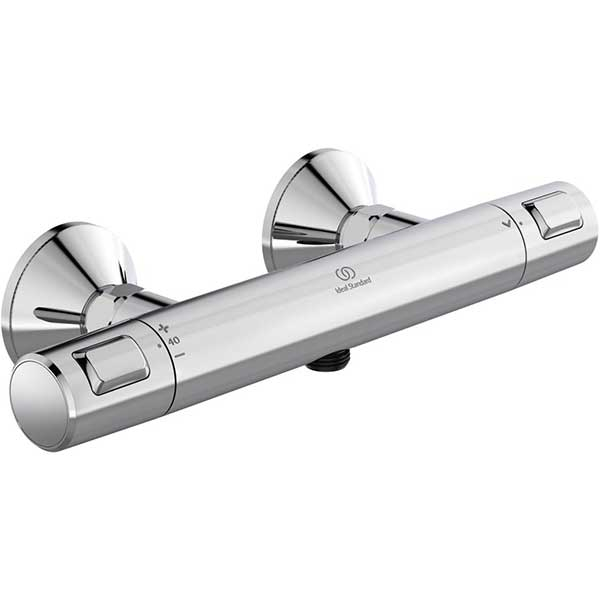 Baterie dus IDEAL STANDARD Ceratherm T25 A7201AA, termostat, alama sanitara, crom