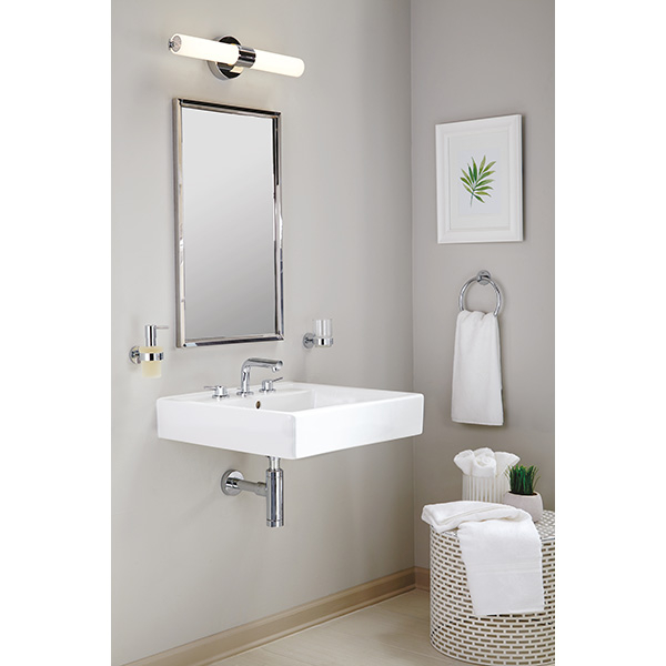 Dispenser sapun lichid GROHE Essentials 40448001, 160 ml, sticla, crom
