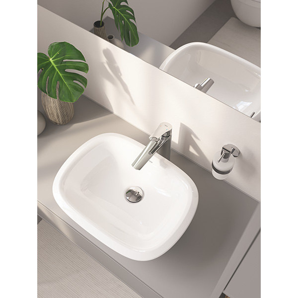 Dispenser sapun lichid GROHE Essentials 40448001, 160 ml, sticla, crom
