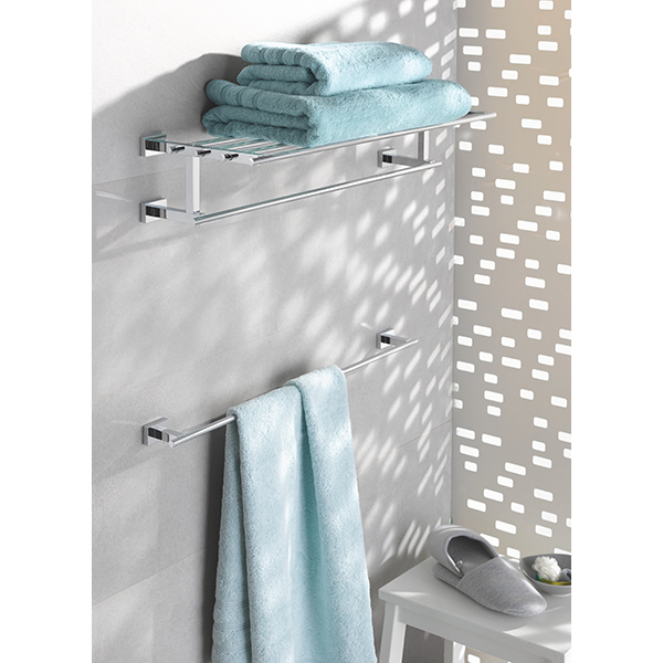 Suport prosop multiplu GROHE Essentials Cube 40512001, 60cm, crom