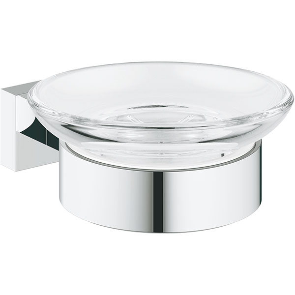 Savoniera GROHE Essentials Cube 40754001, argintiu