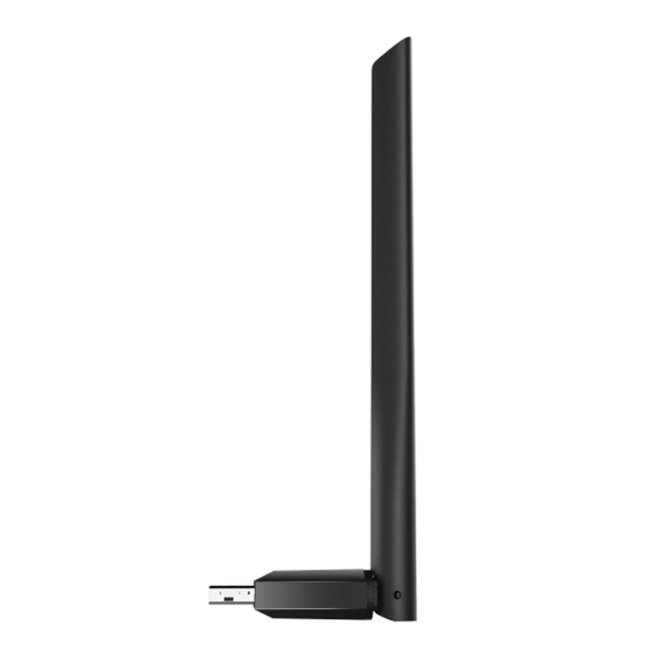Adaptor USB Wireless TP-LINK Archer T600U Plus, Dual-Band 200 + 433 Mbps, negru
