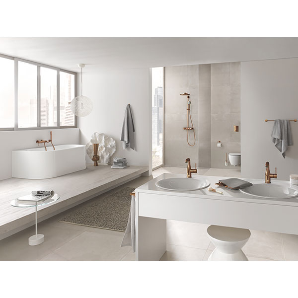 Baterie lavoar GROHE Essence 23462DA1, marimea L, metal, bronz
