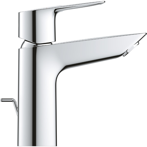 Baterie lavoar GROHE Bauloop 23762001, marimea M, alama, argintiu
