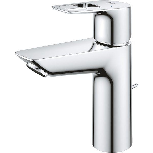 Baterie lavoar GROHE Bauloop 23762001, marimea M, alama, argintiu