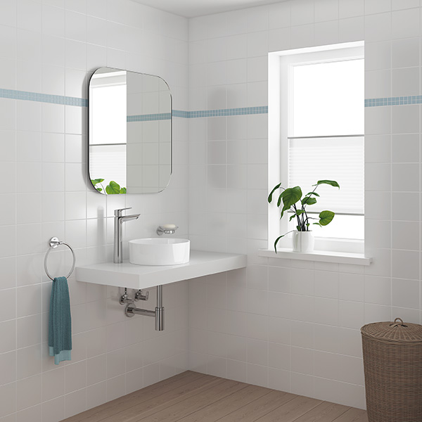 Baterie lavoar GROHE Bauloop 23764001, marimea XL, alama, argintiu
