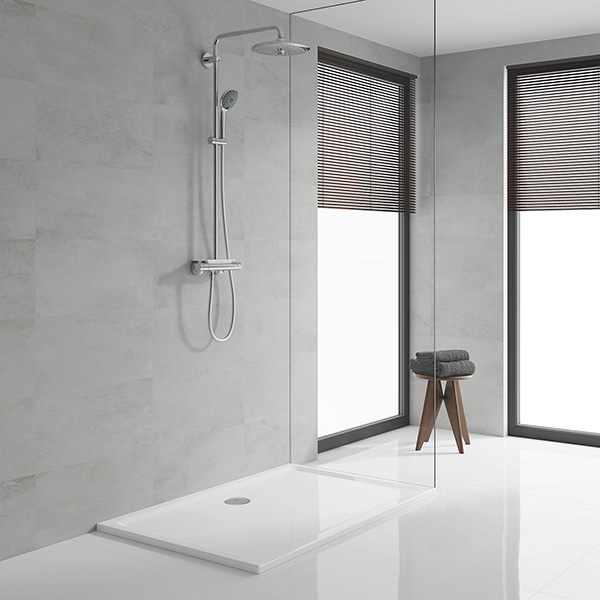 Sistem dus GROHE Vitalio Joy 260 26403001, termostat, 3 functii, crom