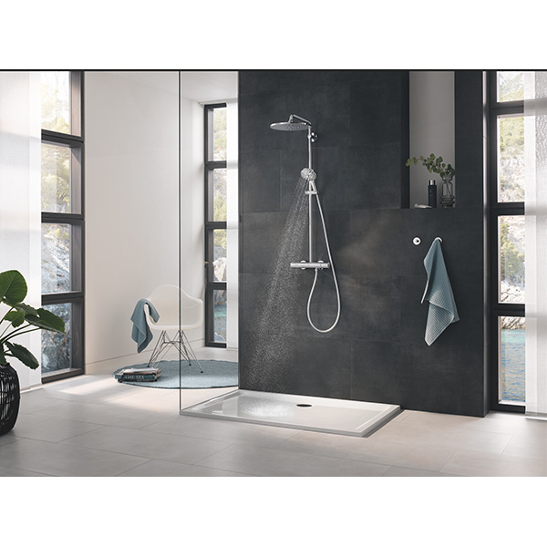 Sistem dus GROHE Rainshower SmartActive 310 26647000, termostat, 1 functie, crom