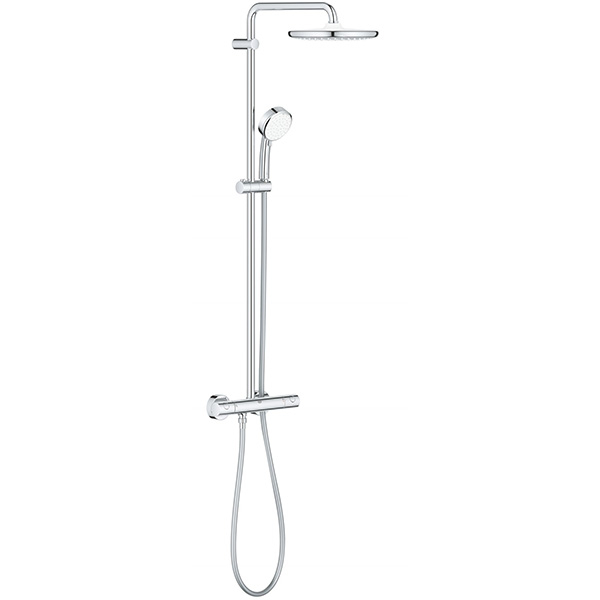 Sistem dus GROHE Tempesta Cosmopolitan 250 26670000, termostat, 2 functii, crom