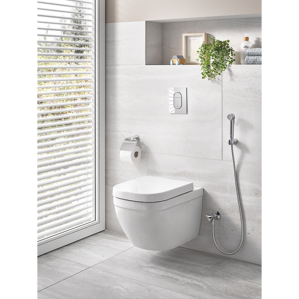 Set dus igienic GROHE Tempesta-F Trigger 27514001, 1 functie, argintiu