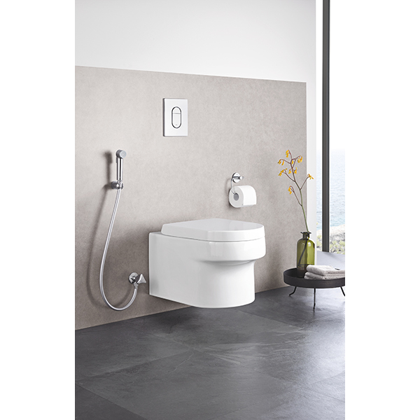 Set dus igienic GROHE Tempesta-F Trigger 27514001, 1 functie, argintiu