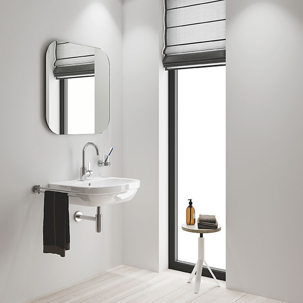 Baterie lavoar GROHE Eurosmart 32830001, marimea L, metal, argintiu