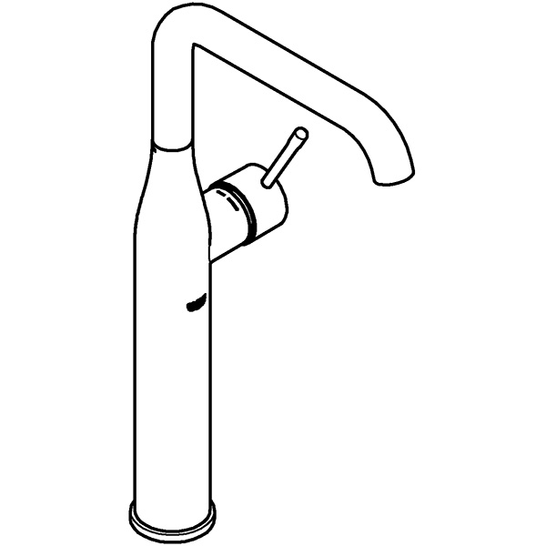Baterie lavoar GROHE Essence 32901GL1, marimea XL, alama, auriu