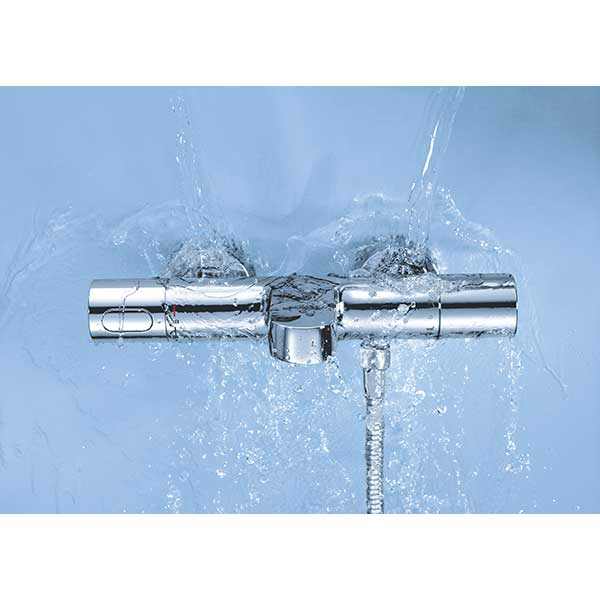 Baterie cada-dus GROHE Grohtherm 3000 34276000, termostat, metal, crom