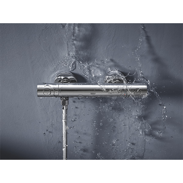 Baterie dus GROHE Precision Get 34773000, termostat, alama, argintiu